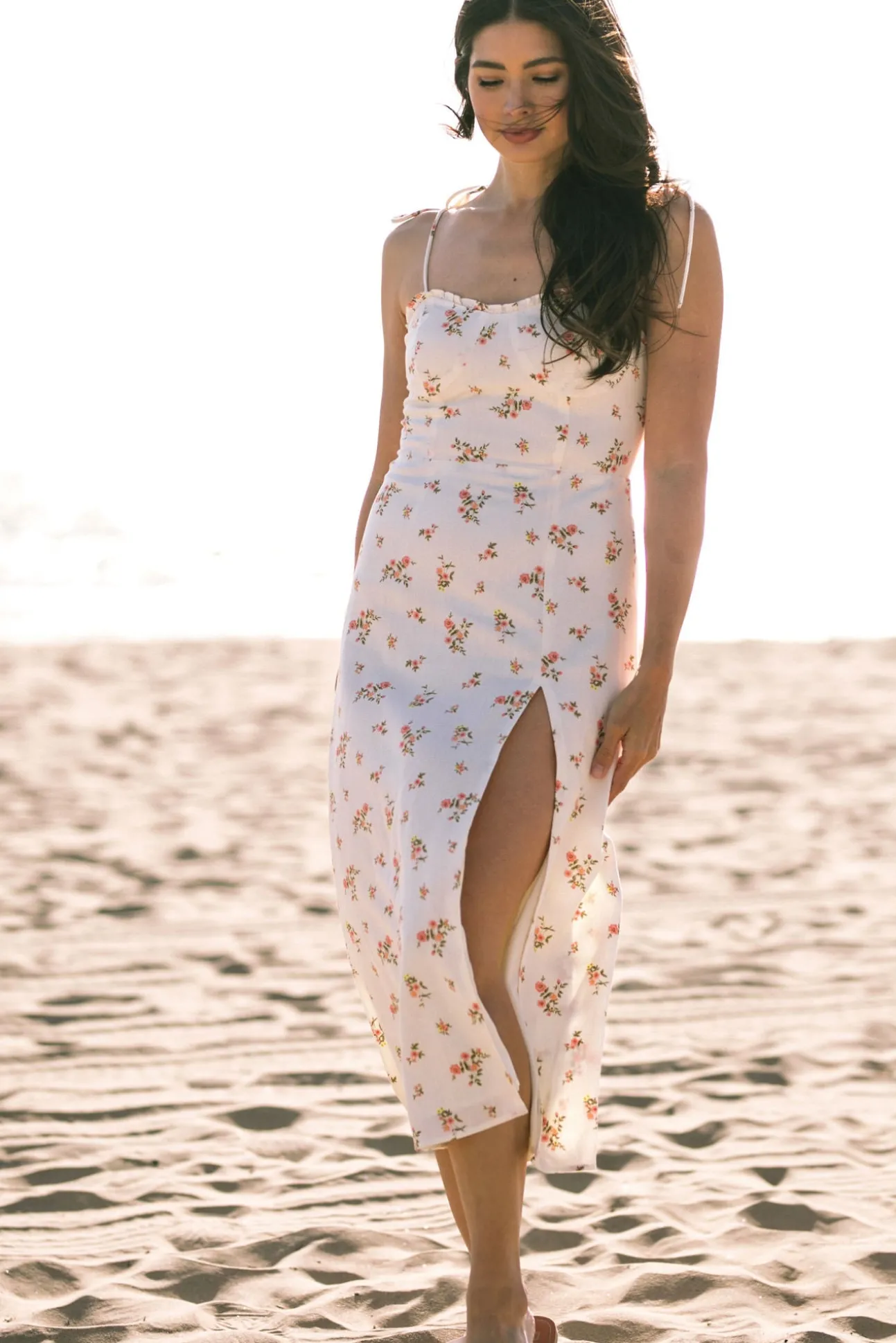 Gabriella Sweetheart Midi Dress