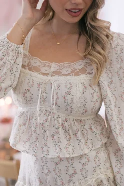 Gemma Floral Lace Top