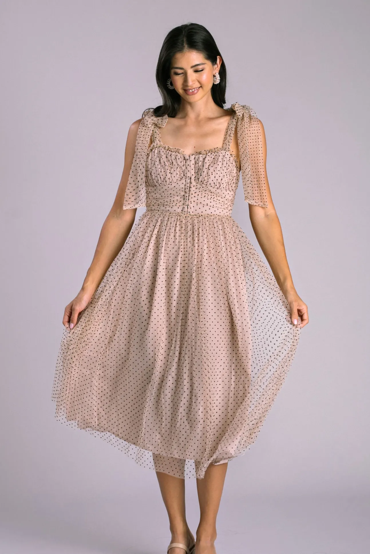 Georgina Tulle Midi Dress