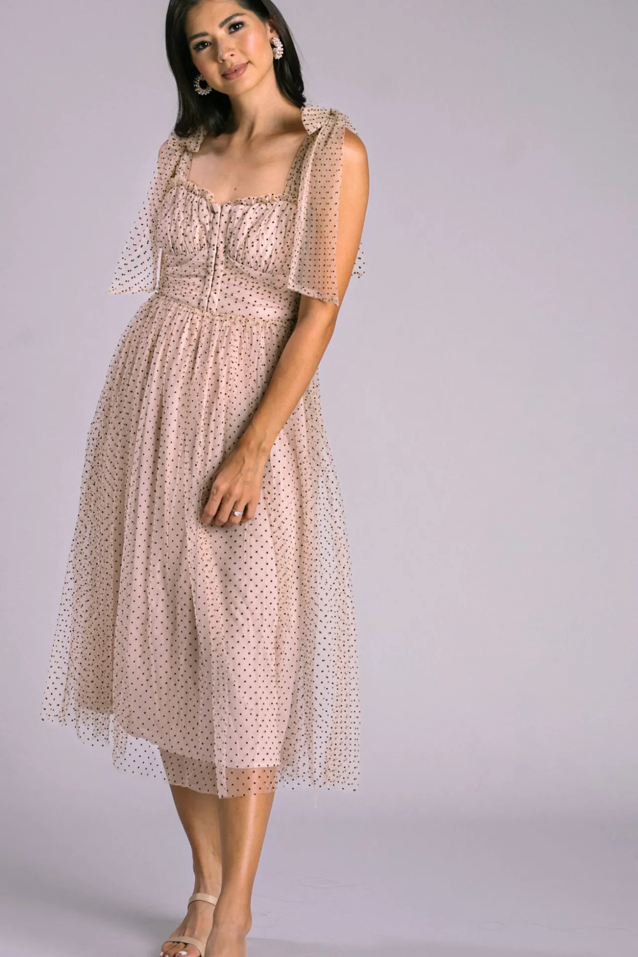Georgina Tulle Midi Dress