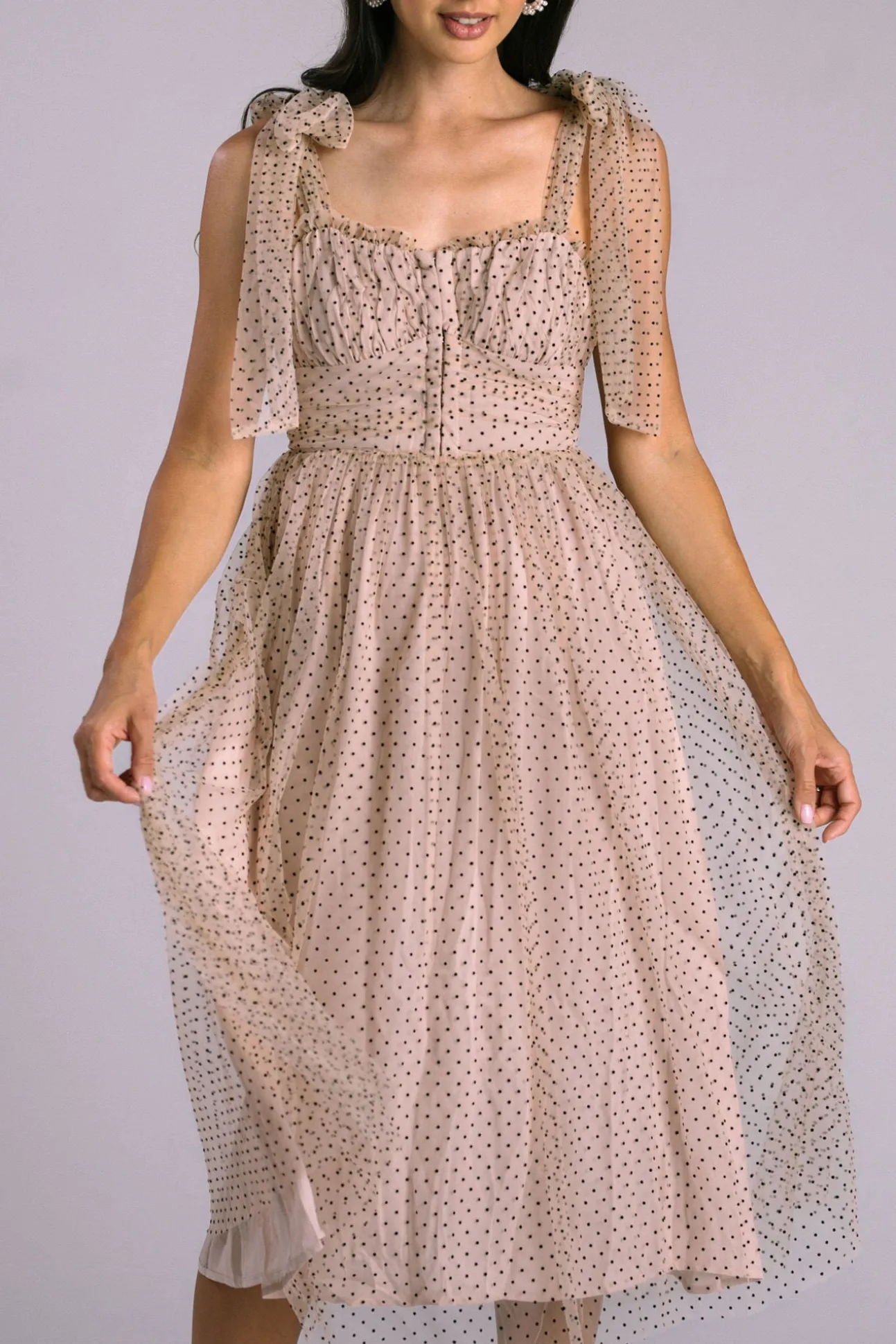 Georgina Tulle Midi Dress