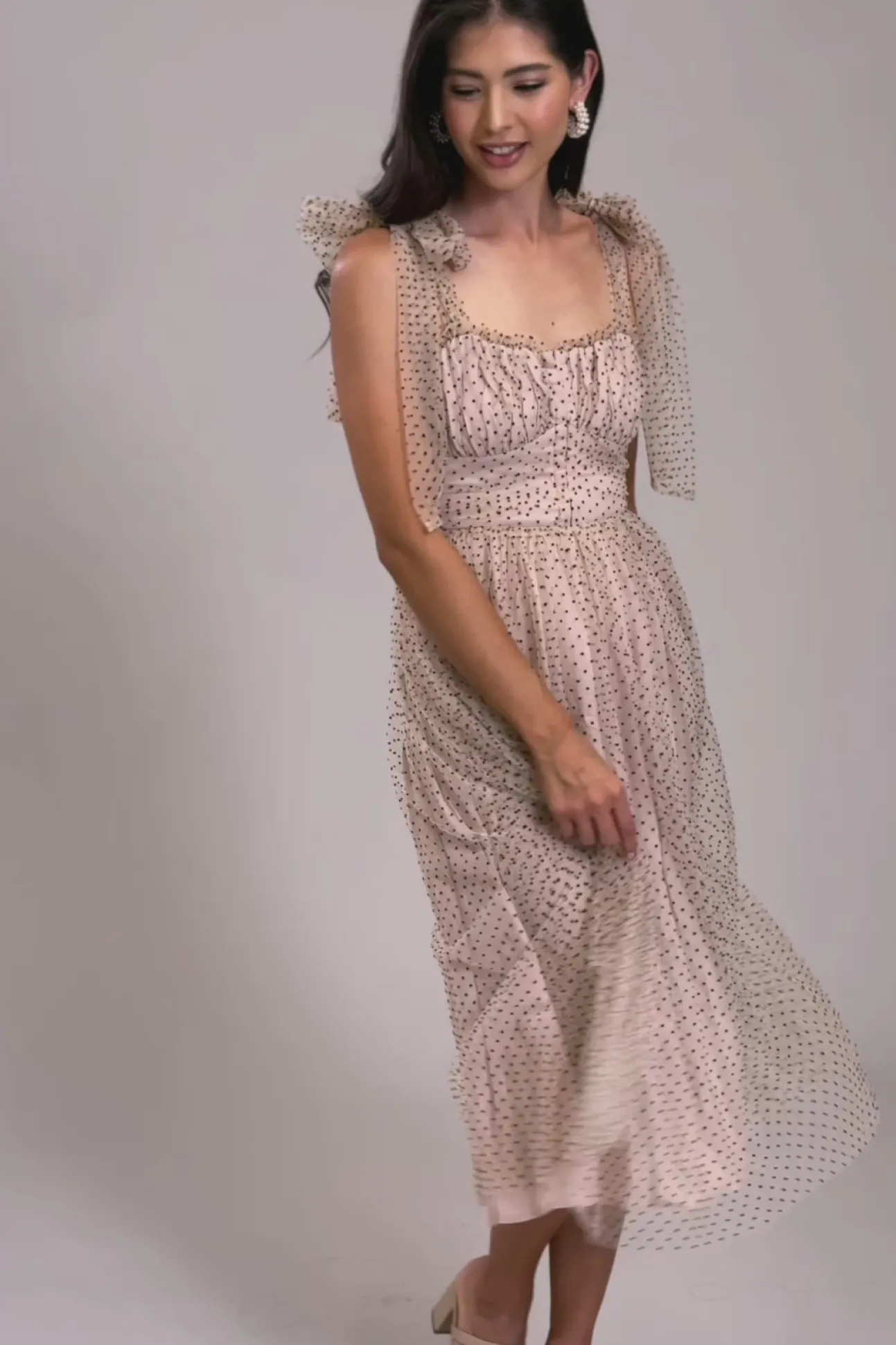 Georgina Tulle Midi Dress