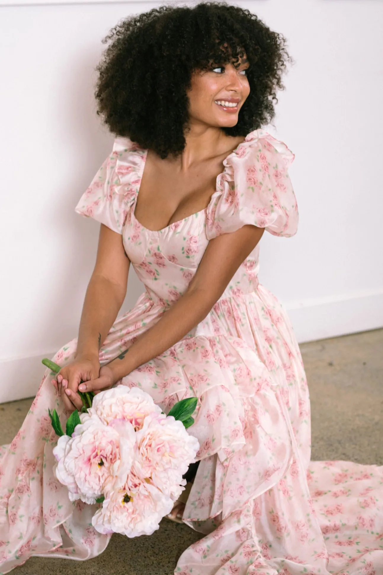 Giselle Ruffled Maxi Dress