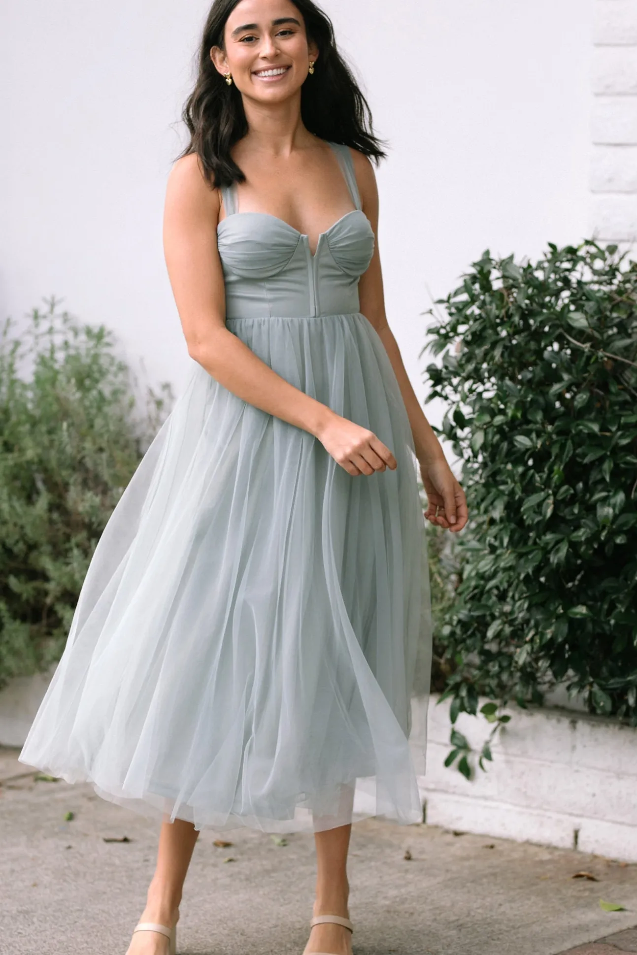 Gloria Tulle Midi Dress