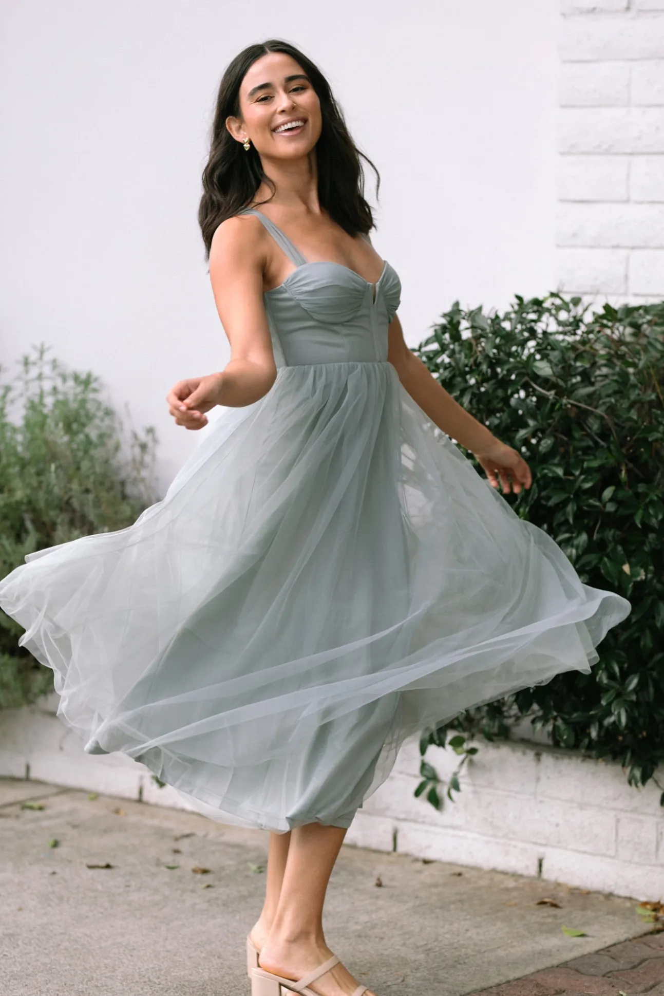 Gloria Tulle Midi Dress