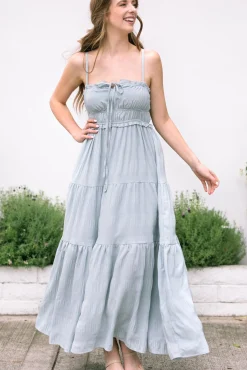 Gracie Crinkled Maxi Dress