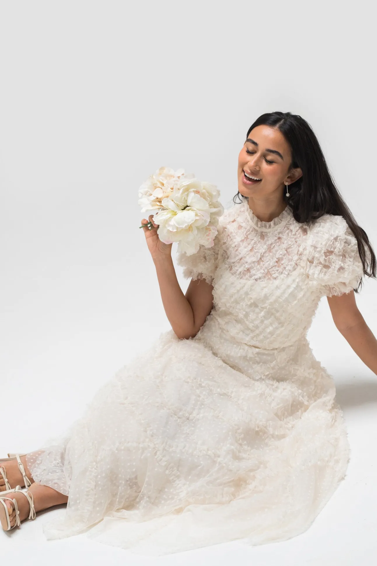 Gretchen Tulle Ruffled Dress
