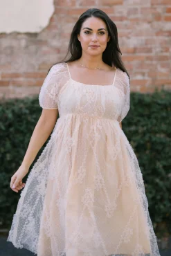Gwen Dotted Tulle Dress