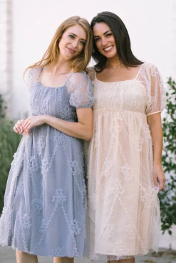 Gwen Dotted Tulle Dress