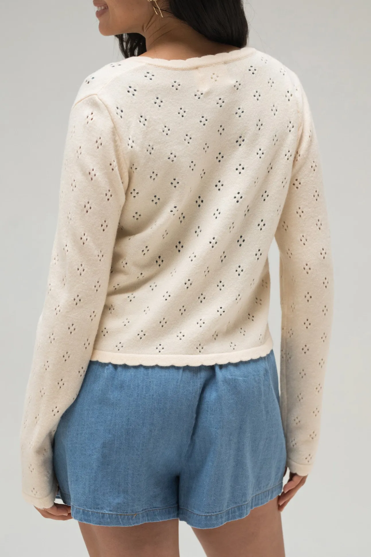 Haven Pointelle Cardigan