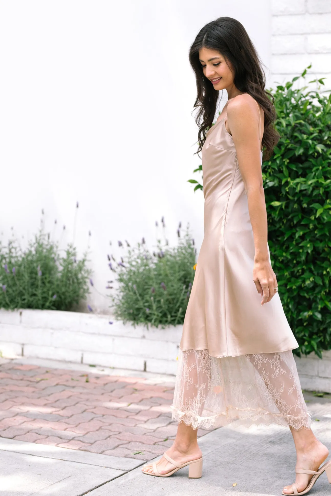 Itzel Slip Lace Dress