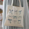 Jamie Bow Canvas Tote