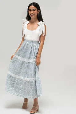 Jane Floral Midi Skirt
