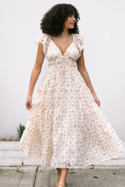 Janet Plunge Tiered Dress