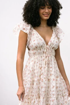 Janet Plunge Tiered Dress
