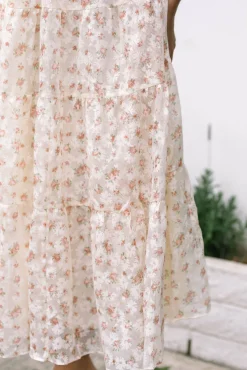 Janet Plunge Tiered Dress