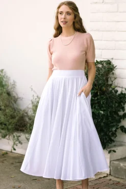 Joelle Solid Maxi Skirt