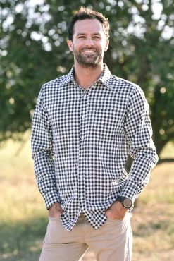 Jordyn Gingham Buttoned Mens Shirt