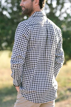 Jordyn Gingham Buttoned Mens Shirt