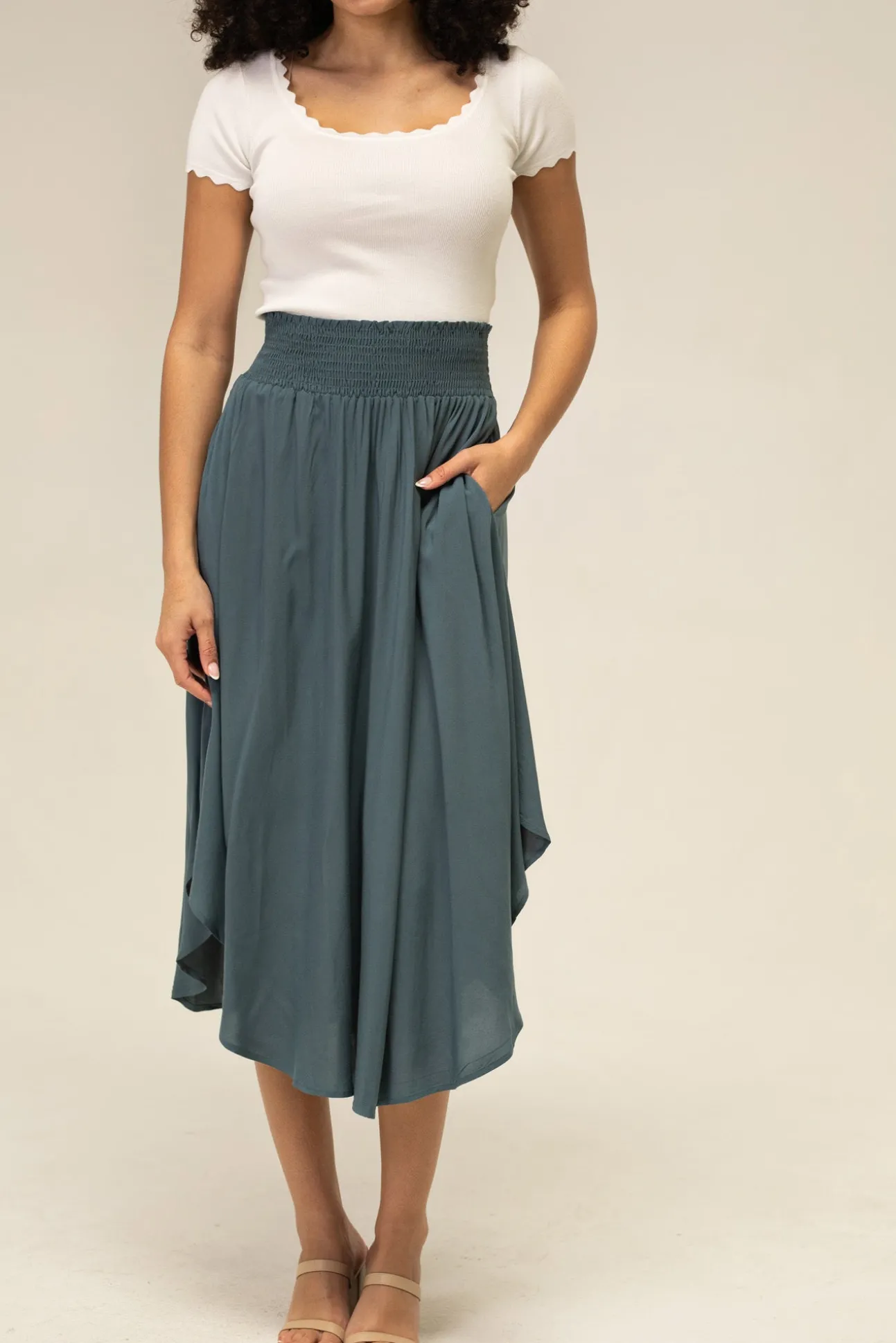 Joyce Round Hem Skirt