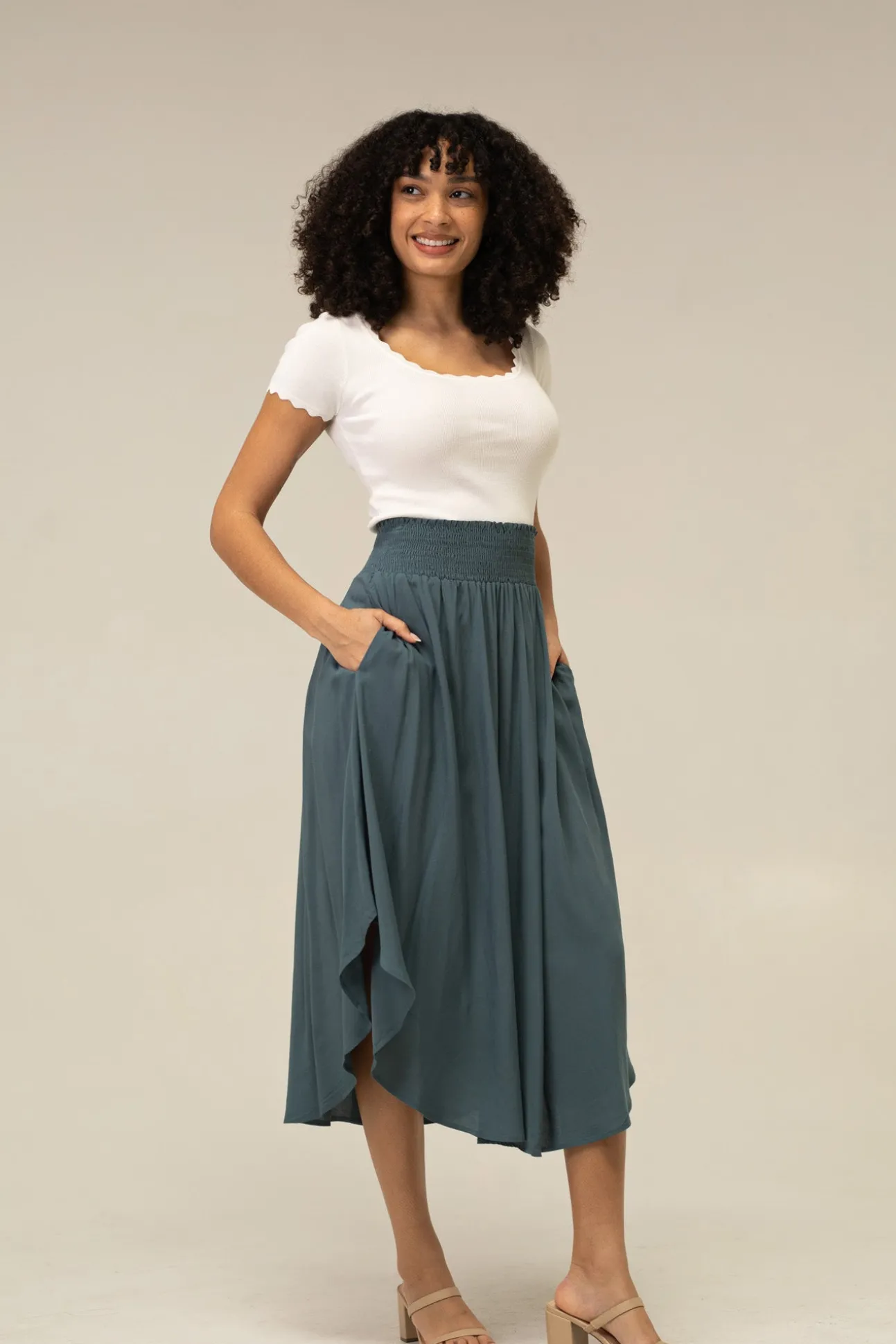 Joyce Round Hem Skirt