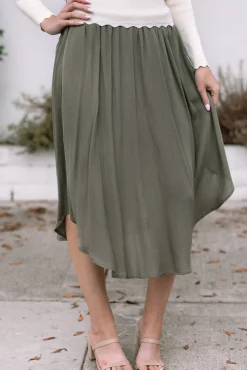 Joyce Round Hem Skirt