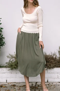 Joyce Round Hem Skirt