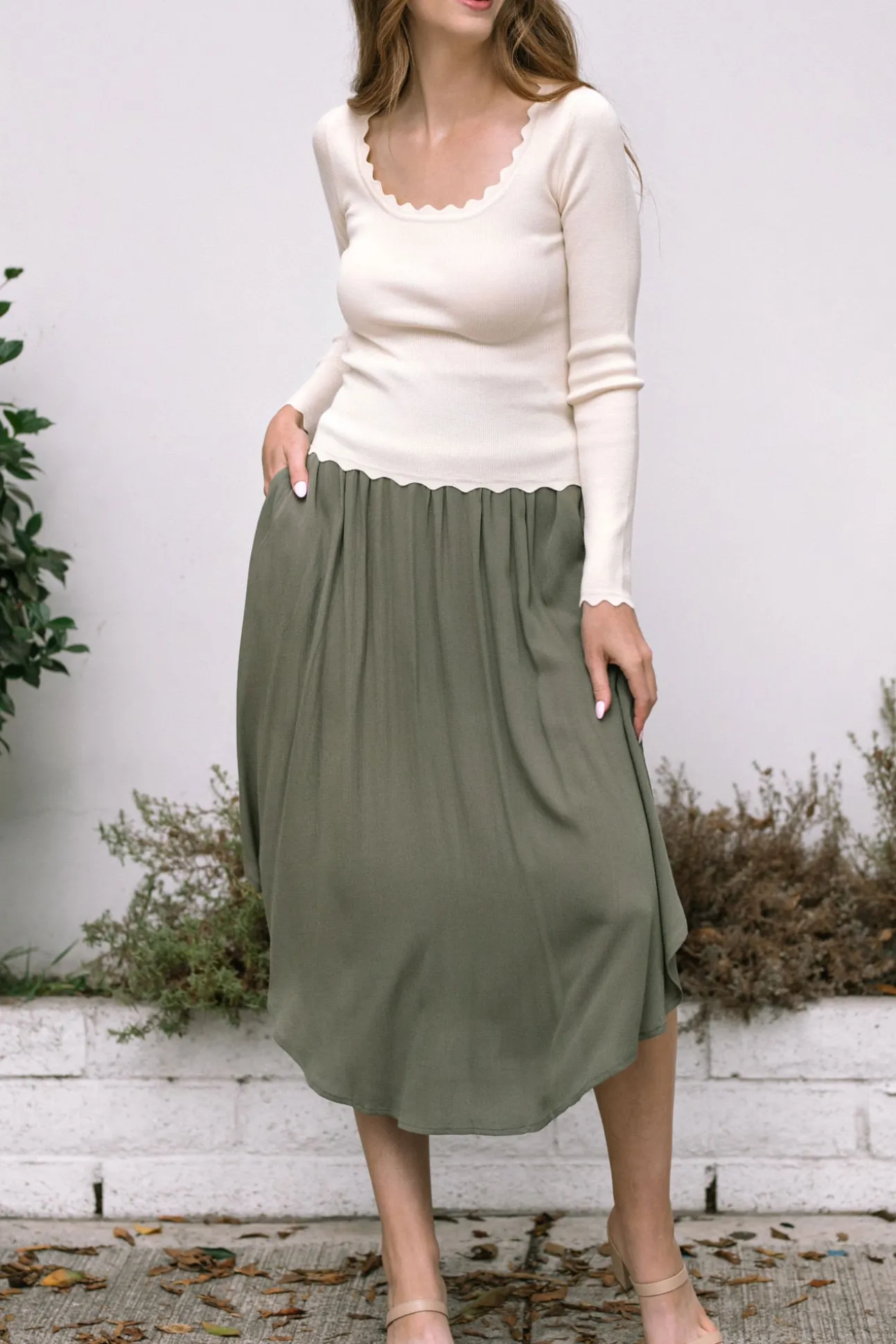 Joyce Round Hem Skirt
