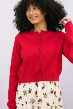 Julie Buttoned Knit Cardigan