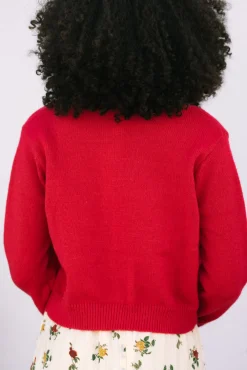 Julie Buttoned Knit Cardigan