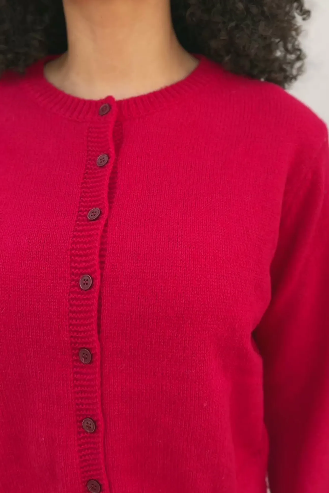 Julie Buttoned Knit Cardigan