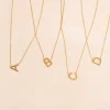 Kaye Gold Initial Necklace