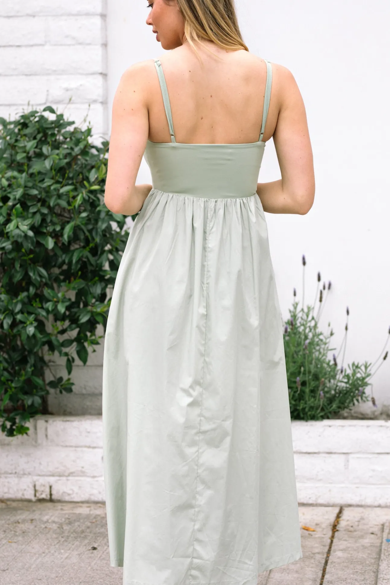 Kiana Poplin Mix Dress