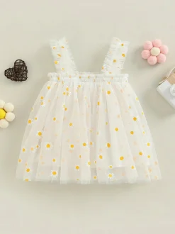 Kids Daisy Tulle Dress