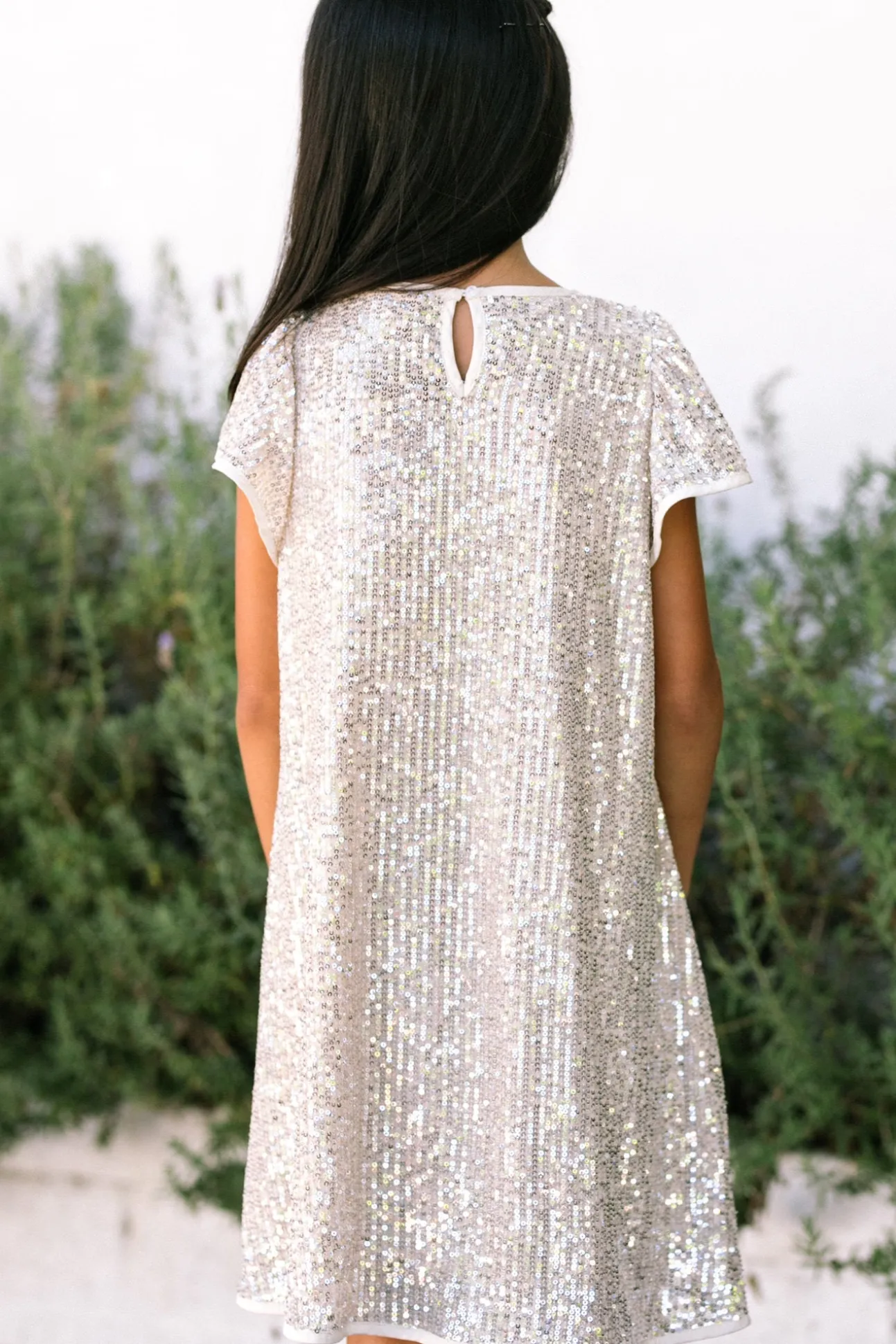 Kids Sequin Shift Dress