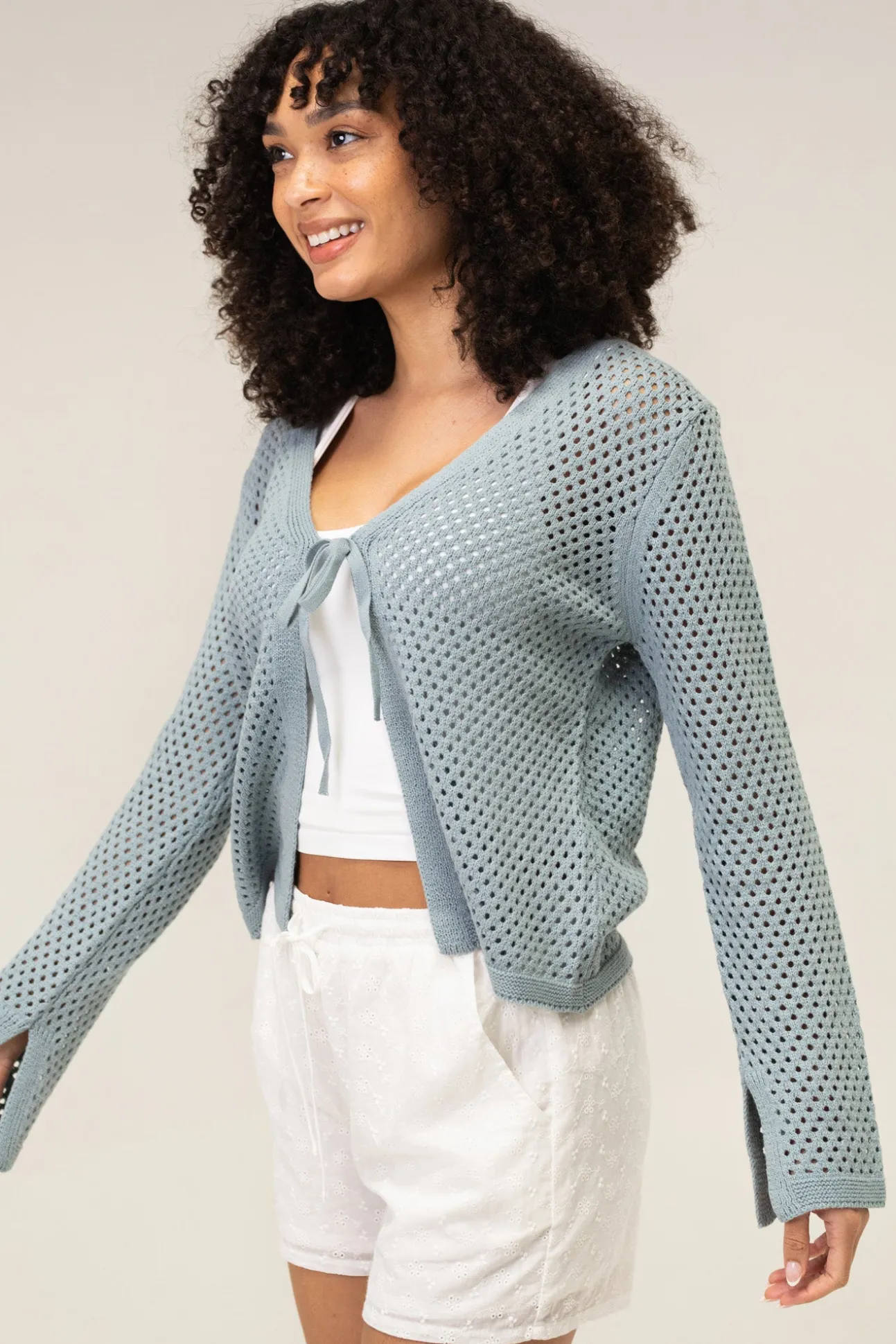 Lexie Front Tie Cardigan
