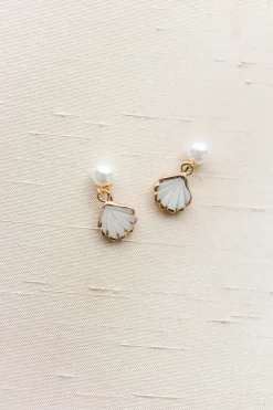 Lily Seashell Earrings
