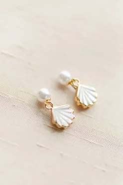 Lily Seashell Earrings