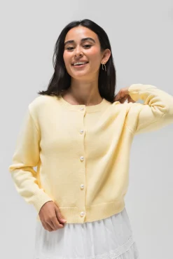 Lisa Buttoned Knit Cardigan