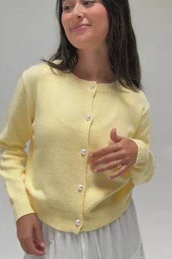 Lisa Buttoned Knit Cardigan