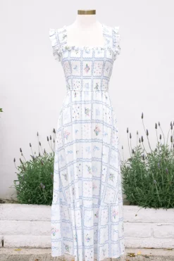 Madison Smocked Midi Dress