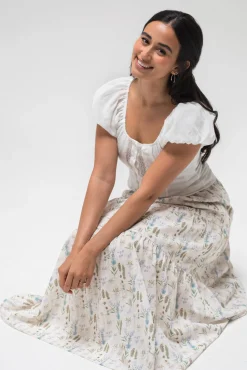 Marla Floral Tiered Skirt