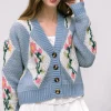 Marlow Floral Buttoned Cardigan