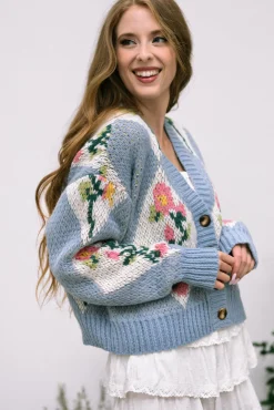 Marlow Floral Buttoned Cardigan