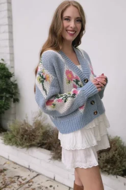 Marlow Floral Buttoned Cardigan
