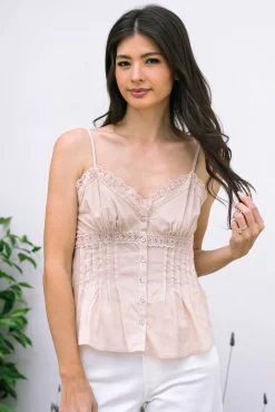 Maya Lace Trim Top