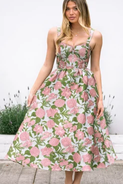 Melody Floral Midi Dress