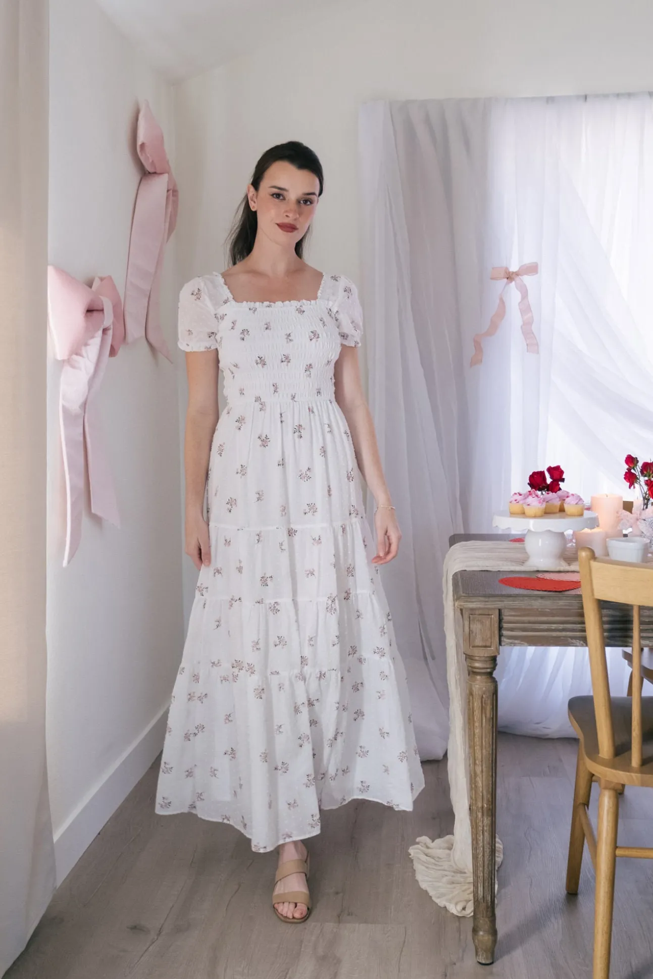 Melrose Smocked Maxi Dress