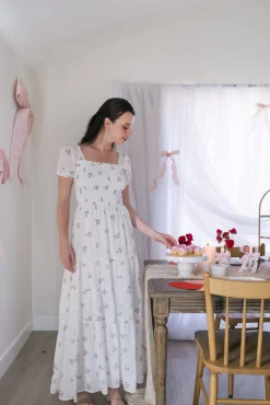 Melrose Smocked Maxi Dress