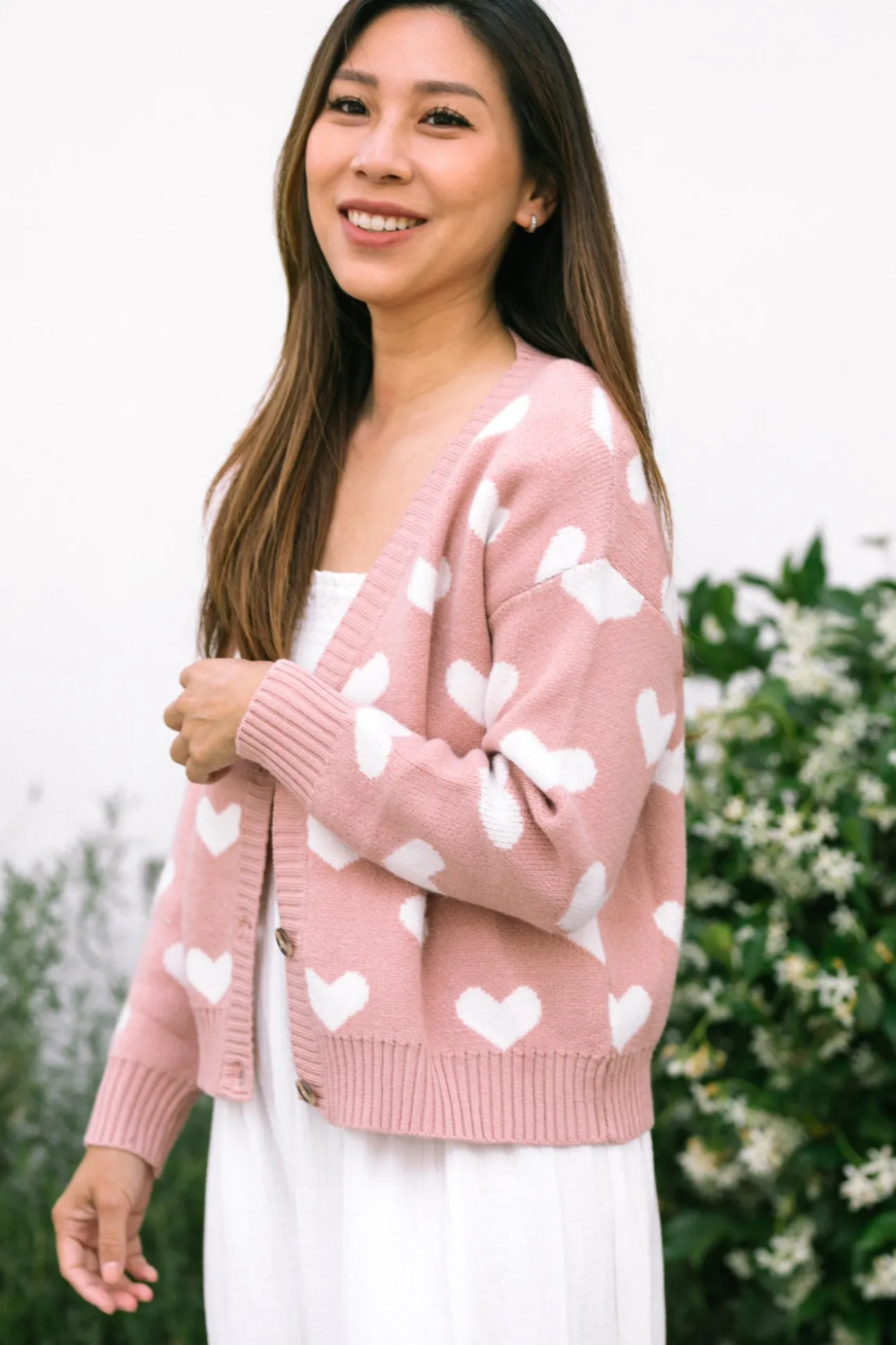 Meredith Heart Cardigan